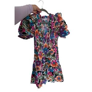 Baltic Born Floral Mini Dress - Multicolor